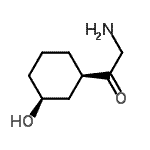 CAS 登录号：780004-43-5， 2-氨基-1-[(1R,3S)-3-羟基环己基]乙酮