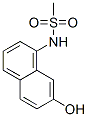 structure of CAS# 78182-14-6, N-(7-Hydroxynaphthalen-1-Yl)Methanesulfonamide;N-(7-Hydroxy-1-Naphthyl)Methanesulfonamide;N-(7-Hydroxy-1-Naphthyl)Methanesulphonamide