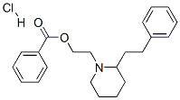 CAS 登录号：78219-38-2， 2-(2-苯乙基哌啶-1-基)乙基苯甲酸酯盐酸盐