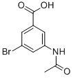 structure of CAS# 78238-11-6, 3-Acetamido-5-Bromobenzoic Acid;3-Acetamido-5-Bromo-Benzoate;Zinc04362885