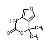 CAS#: 78329-69-8， 4,4-Dimethyl-4H-furo[3,4-d][1,3]oxazin-2(1H)-one
