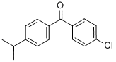 结构式 CAS# 78650-61-0, 4-氯-4'-异丙基二苯甲酮
