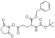 结构式 CAS# 78658-49-8, 1-苄基5-(2,5-二氧代-1-吡咯烷基)N-{[(2-甲基-2-丙基)氧基]羰基}-L-谷氨酸