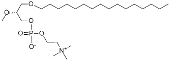 CAS#: 78858-44-3， [(2R)-3-Hexadecoxy-2-Methoxypropyl] 2-Trimethylazaniumylethyl Phosphate