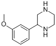 structure of CAS# 790164-75-9, 2-(3-Methoxy-Phenyl)-Piperazine;2-(3-METHOXY-PHENYL)-PIPERAZINE