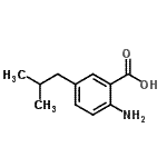 CAS 登录号：79069-39-9， 2-氨基-5-异丁基苯甲酸