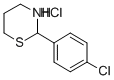 CAS 登录号：79128-44-2， 2-(4-氯苯基)-1,3-噻嗪烷盐酸盐