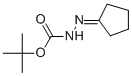 structure of CAS# 79201-39-1, 2-Cyclopentylidene-Hydrazinecarboxylic Acid 1,1-Dimethylethyl Ester
