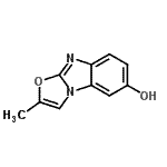 CAS 登录号：79221-12-8， 2-甲基[1,3]恶唑并[3,2-a]苯并咪唑-6-醇