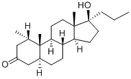 CAS#: 79243-67-7， 17beta-Hydroxy-1alpha-Methyl-17alpha-Propyl-5alpha-Androstan-3-One