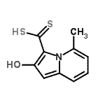 CAS 登录号：792857-19-3， 2-羟基-5-甲基-3-吲嗪二硫代甲酸