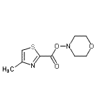 CAS#: 792859-18-8， 4-{[(4-Methyl-1,3-thiazol-2-yl)carbonyl]oxy}morpholine
