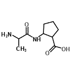 CAS#: 792873-68-8， 2-(Alanylamino)cyclopentanecarboxylic acid