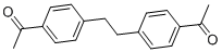 structure of CAS# 793-06-6, 1,1'-(1,2-Ethanediyldi-4,1-Phenylene)Bis-Ethanone;1-[4-[2-(4-Ethanoylphenyl)Ethyl]Phenyl]Ethanone;1,1'-(1,2-Ethanediyldi-4,1-Phenylene)Bisethanone;3-07-00-03898 (Beilstein Handbook Reference)