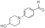 structure of CAS# 79421-44-6, 4-(4-Hydroxypiperidin-1-Yl)Benzaldehyde;4-(4-HYDROXYPIPERIDIN-1-YL)BENZALDEHYDE 95%;4-(4-Hydroxypiperidin-1-Yl)Benzaldehyde95%;4-(4-HYDROXYPIPERIDIN-1-YL)BENZALDEHYDE