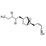 CAS 登录号：79435-29-3， (1S,5S)-1,4:2,5-二去氢-3-脱氧-1-(2,3-二溴戊基)-5-[(2Z)-2-戊烯-4-炔-1-基]-L-苏式-戊糖醇