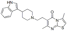 CAS 登录号：79449-97-1， 6-[2-[4-(1H-吲哚-3-基)哌啶-1-基]乙基]-3,7-二甲基-[1,3]噻唑并[2,3-b]嘧啶-5-酮