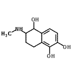 CAS 登录号：79498-67-2， 6-(甲基氨基)-5,6,7,8-四氢-1,2,5-萘三酚