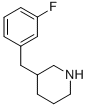 structure of CAS# 795261-46-0, 3-(3-Fluoro-Benzyl)-Piperidine;3-(3-FLUORO-BENZYL)-PIPERIDINE
