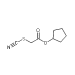 CAS 登录号：79529-72-9， 环戊基硫氰酸基乙酸酯