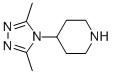 structure of CAS# 795310-52-0, 4-(3,5-Dimethyl-4H-1,2,4-Triazol-4-Yl)Piperidine