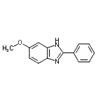CAS 登录号：79877-53-5， 5-甲氧基-2-苯基-1H-苯并咪唑