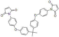 结构式 CAS# 79922-55-7, 2,2-二(4-(4-马来酰亚胺苯氧基)苯基)丙烷