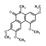CAS#: 79966-82-8， 1,3,8,9-Tetramethoxy-5-methyl-6(5H)-phenanthridinone
