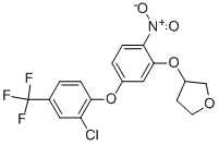 CAS 登录号：80020-41-3， 3-[5-[2-氯-4-(三氟甲基)苯氧基]-2-硝基苯氧基]四氢呋喃