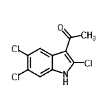 CAS 登录号：800400-55-9， 1-(2,5,6-三氯-1H-吲哚-3-基)乙酮