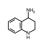 structure of CAS# 801156-77-4, 1,2,3,4-Tetrahydro-4-quinolinamine;1,2,3,4-Tetrahydroquinolin-4-amine;MFCD06796174