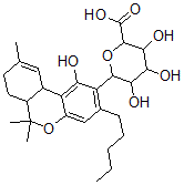 CAS#: 80128-71-8， 4'-(beta-D-Glucopyranosyluronic Acid)-delta(1)-Tetrahydrocannabinol