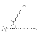 CAS#: 80164-20-1， (2R)-3-(Phosphonooxy)-1,2-propanediyl didecanoate