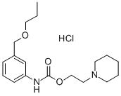 CAS#: 80171-75-1， 3-(Propoxymethyl)carbanilic acid 2-piperidinoethyl ester hydrochloride