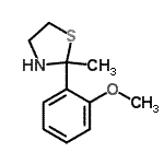 CAS 登录号：802005-82-9， 2-(2-甲氧基苯基)-2-甲基-1,3-噻唑烷
