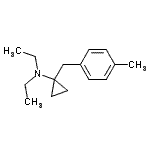 CAS 登录号：802040-71-7， N,N-二乙基-1-(4-甲基苄基)环丙胺