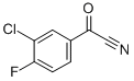 structure of CAS# 80277-45-8, 3-Chloro-4-Fluorobenzoyl Cyanide;(3-CHLORO-4-FLUORO-PHENYL)-OXO-ACETONITRILE;3-Chloro-4-Fluorobenzoyl Cyanide 98%;3-Chloro-4-Fluorobenzoylcyanide98%