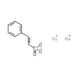 CAS 登录号：80286-14-2， 二钠[(E)-2-苯基乙烯基]膦酸酯