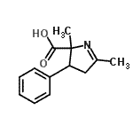 CAS#: 802885-21-8， 2,5-Dimethyl-3-phenyl-3,4-dihydro-2H-pyrrole-2-carboxylic acid