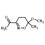 CAS#: 80322-65-2， 1-(6-Methoxy-6-methyl-5,6-dihydro-4H-1,2-oxazin-3-yl)ethanone