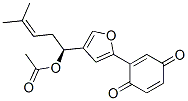 CAS#: 80348-64-7， (-)-2-[4-[(S)-1-Acetoxy-4-Methyl-3-Pentenyl]-2-Furanyl]-2,5-Cyclohexadiene-1,4-Dione