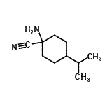 CAS 登录号：804433-45-2， 1-氨基-4-异丙基环己烷甲腈