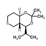 CAS 登录号：804520-06-7， (4S,4aR,8aR)-4-异丙基-2,2-二甲基四氢-4H,5H-噻喃并[4,3-d][1,3]二恶英