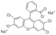 structure of CAS# 80471-69-8, 2',7'-Dichlorofluorescein Sodium Salt;2',7'-Dichloro-3',6'-Di(Sodiooxy)Spiro[Isobenzofuran-1(3H),9'-[9H]Xanthen]-3-One;2',7'-DICHLOROFLUORESCEIN SODIUM SALT