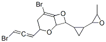 CAS 登录号：80539-33-9， 5-溴-3-(3-溴-1,2-丙二烯基)-8-[2-(3-甲基环氧乙烷基)环丙基]-2,7-二氧杂双环[4.2.0]辛-5-烯