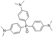 structure of CAS# 807-20-5, N1,N1-Dimethyl-4-(Di[4-(Dimethylamino)Phenyl]Phosphoryl)Aniline;4-Bis(4-Dimethylaminophenyl)Phosphoryl-N,N-Dimethyl-Aniline;[4-Bis(4-Dimethylaminophenyl)Phosphorylphenyl]-Dimethyl-Amine;Benzenamine, 4,4',4''-Phosphinylidynetris[N,N-Dimethyl-