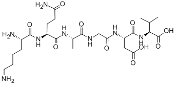 CAS#: 80755-87-9， H-Lys-Gln-Ala-Gly-Asp-Val-OH