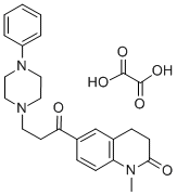 CAS#: 80845-35-8， 3,4-Dihydro-1-Methyl-6-(1-Oxo-3-(4-Phenyl-1-Piperazinyl)Propyl)-2(1H)-Quinolinone Ethanedioate (1:1)