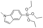 CAS 登录号：808770-01-6， 5-(三乙氧基硅烷基)-1-甲基吲哚