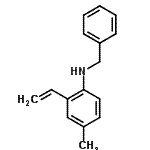 CAS 登录号：809231-07-0， N-苄基-4-甲基-2-乙烯基苯胺